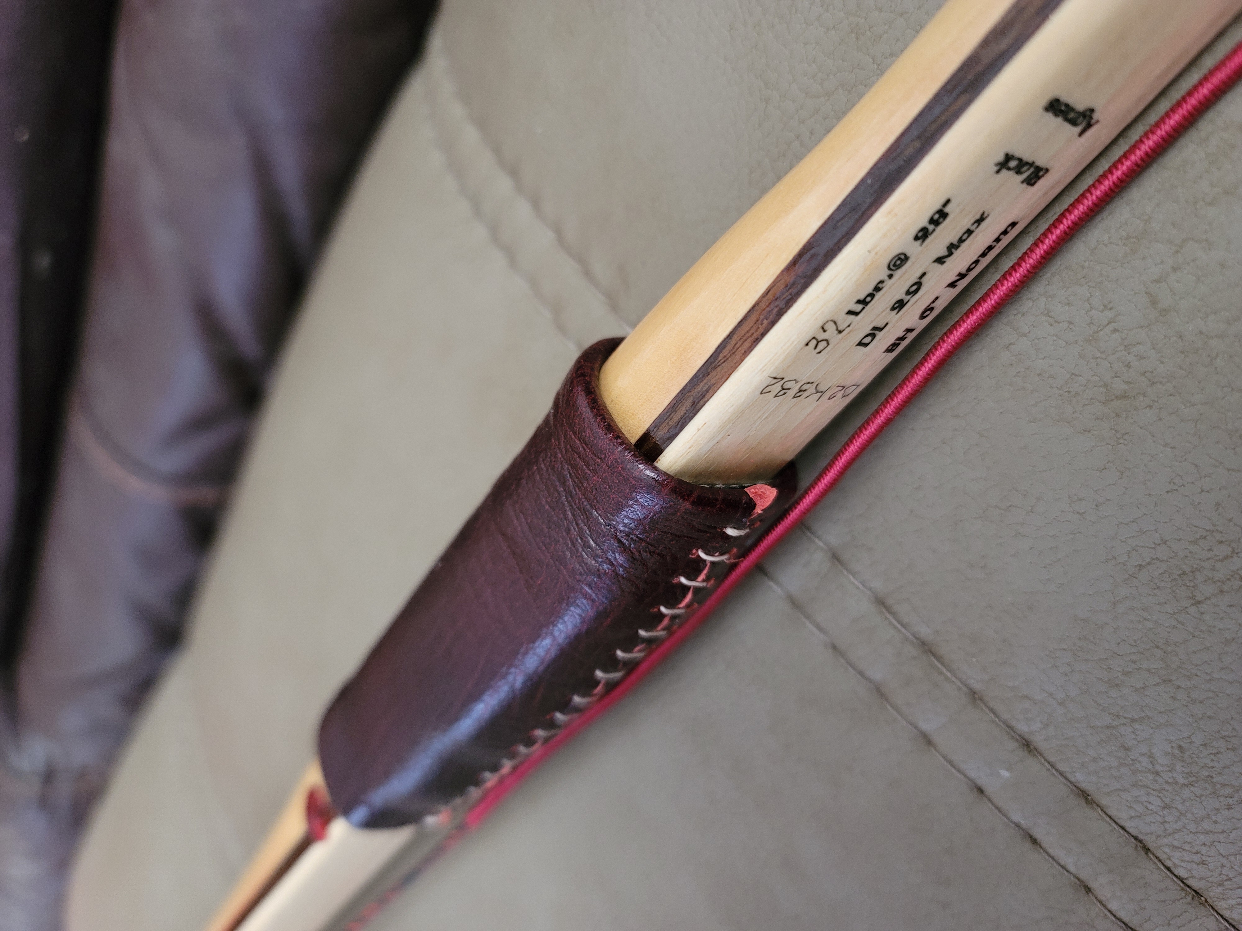 Black Agnes lightweight traditional longbow