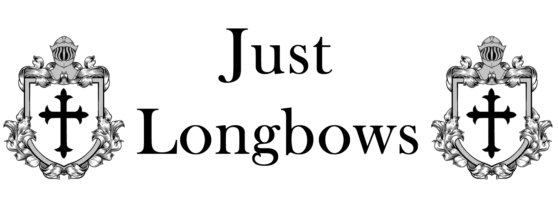 Just Longbows handcrafted traditional longbows logo