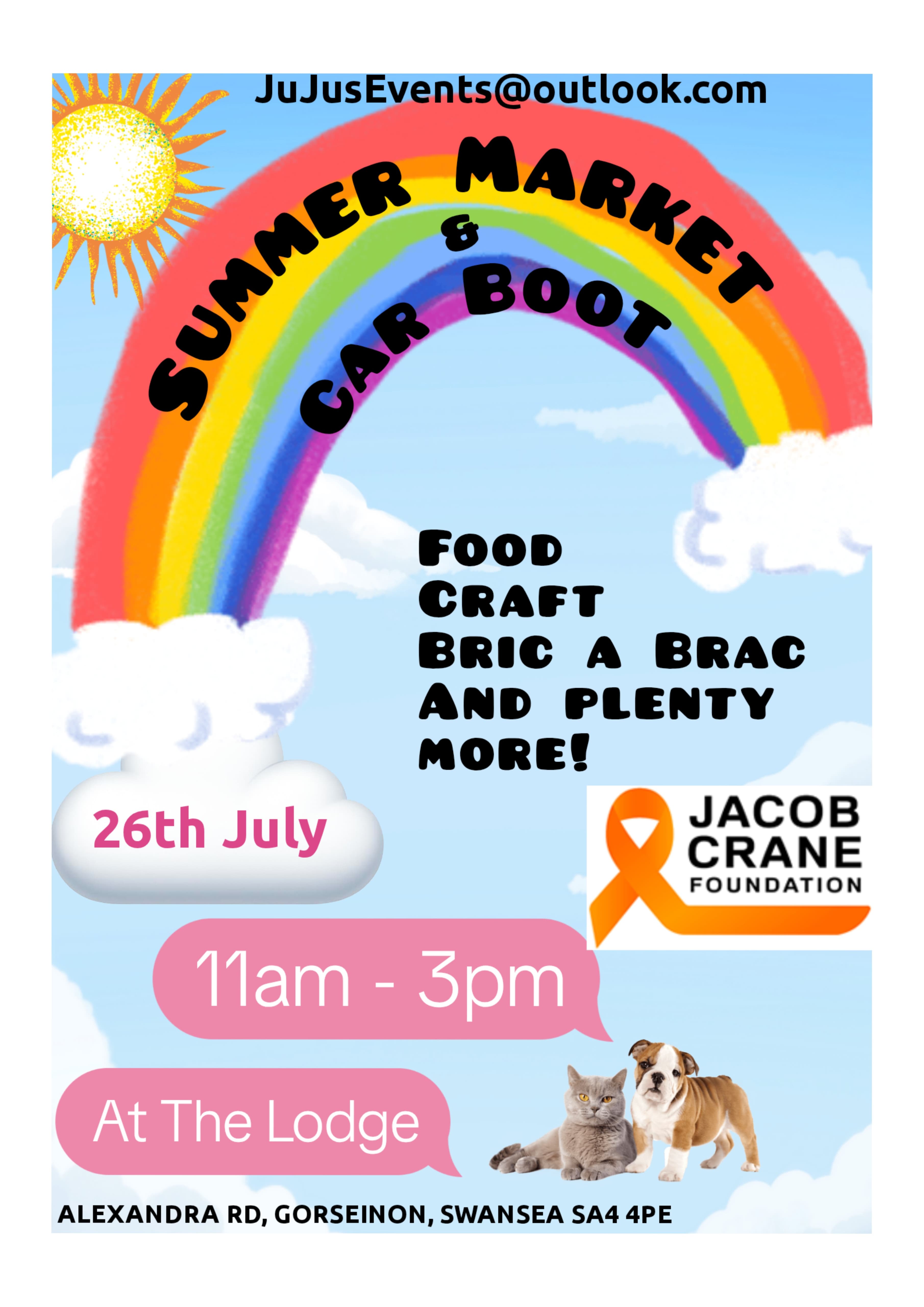 Summer Market at The Lodge, Gorseinon